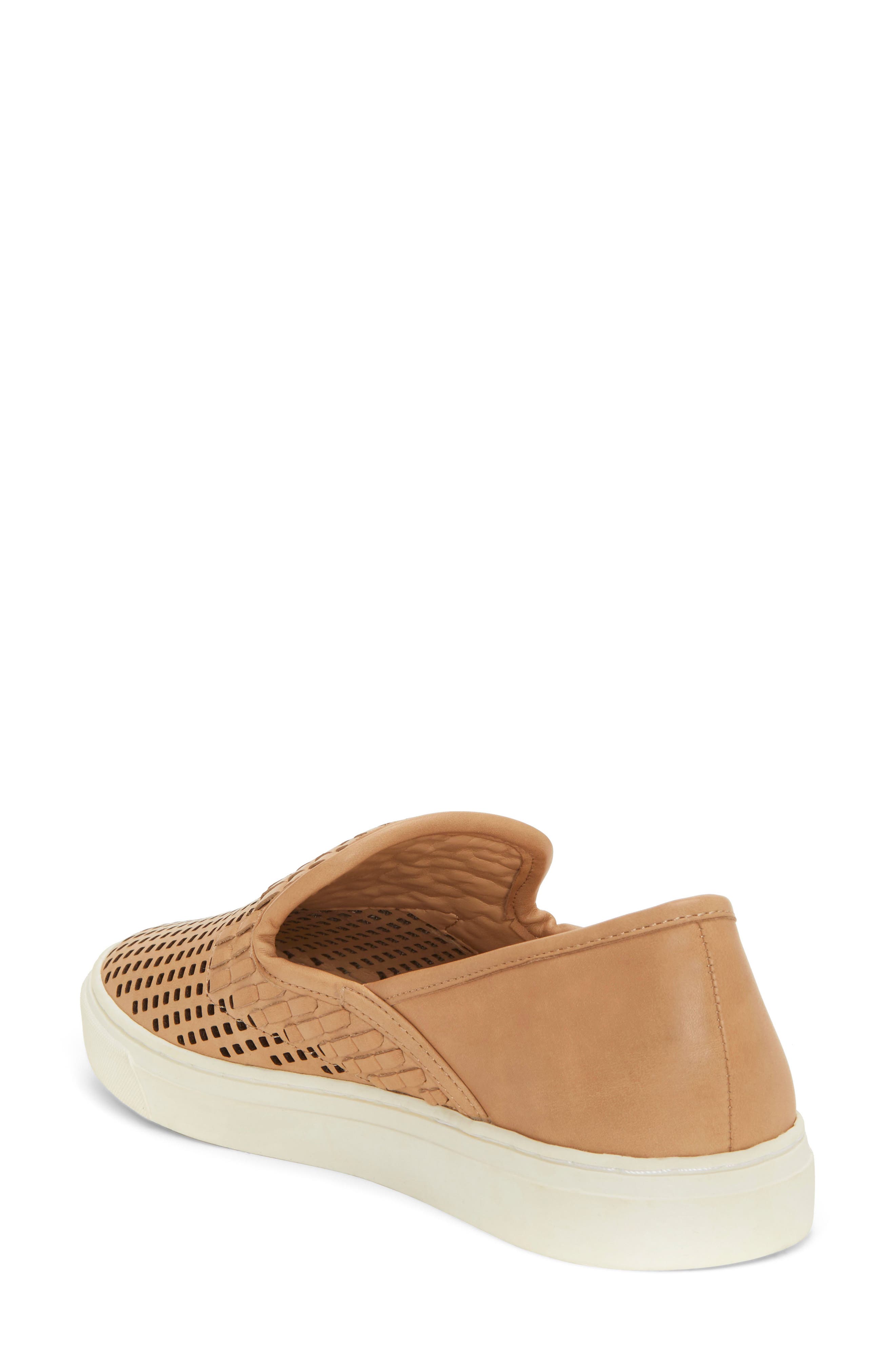 Bristie Sneaker, Alternate, color, NATURAL LEATHER