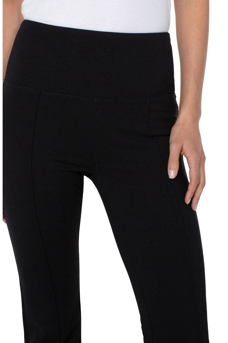 Pearl High Waist Flare Leggings, Alternate, color, BLACK