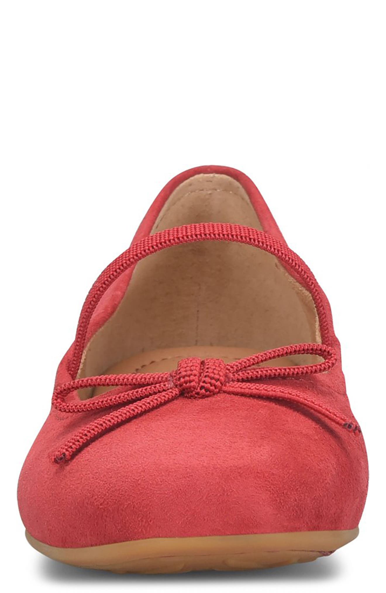 Bley Mary Jane Flat, Alternate, color, RED SUEDE