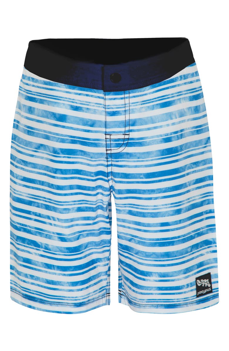 Platypus Australia Stripe Board Shorts, Main, color, 