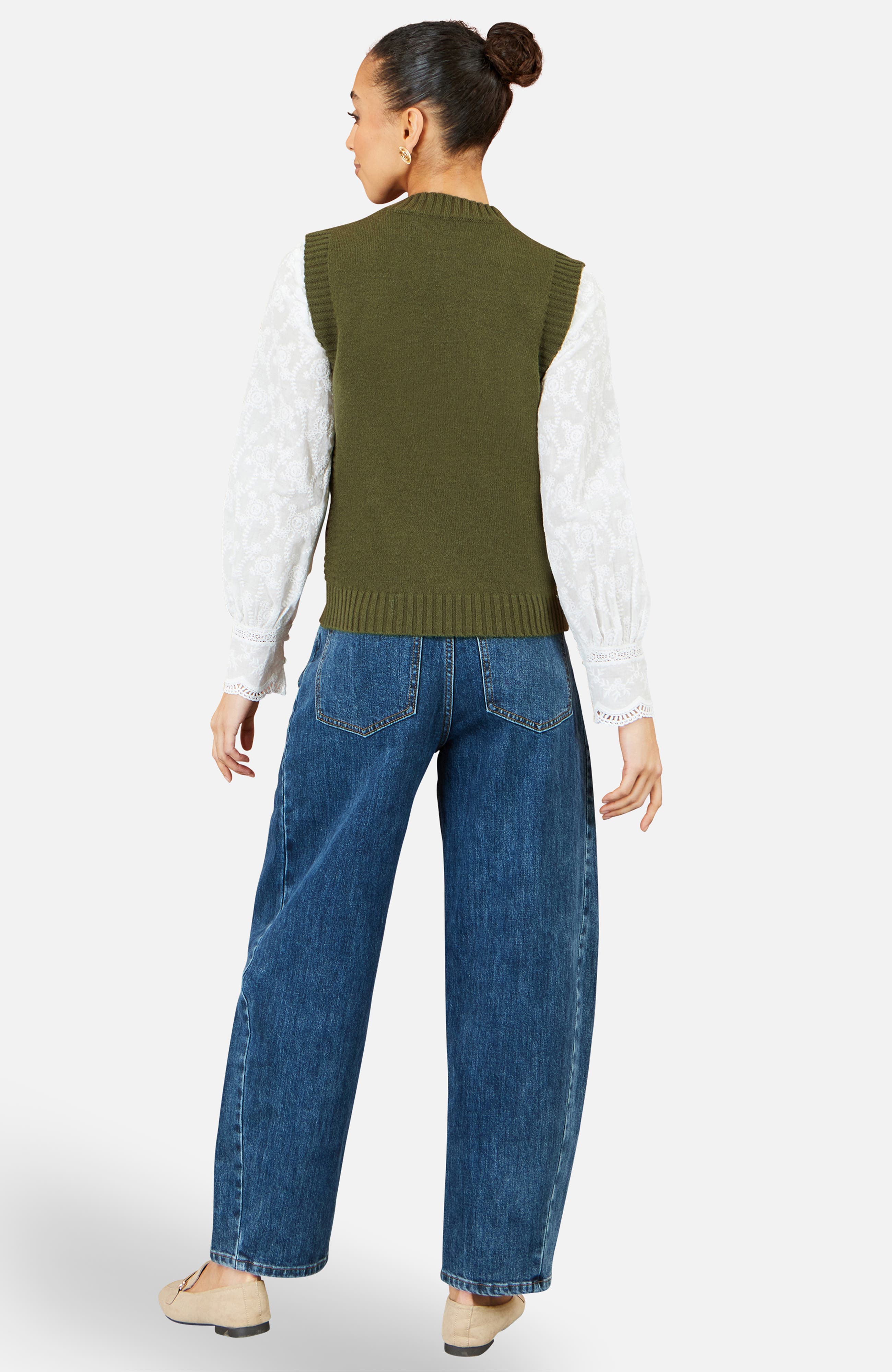 Yumi Flower Appliqué Knit Tank (Women) | Nordstrom