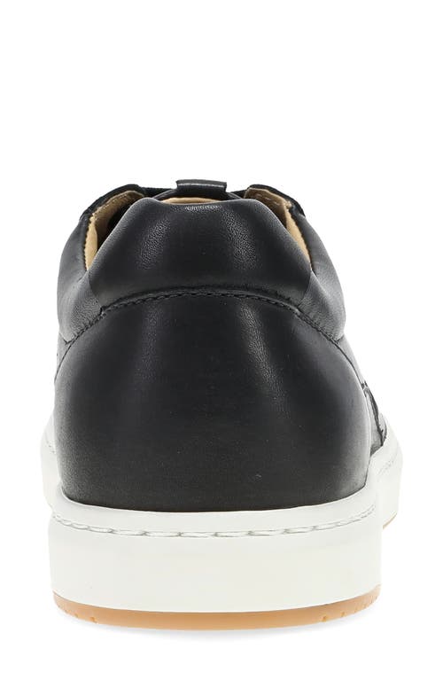 Dansko Josey Low Top Sneaker In Black Nappa