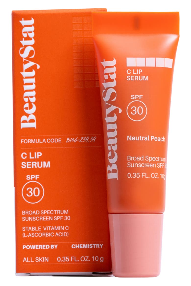 Vitamin C Mineral SPF 30 Lip Serum, Alternate, color, NEUTRAL PEACH