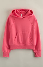 Zella Girl Kids' Kanga Cloud Cotton Blend Hoodie