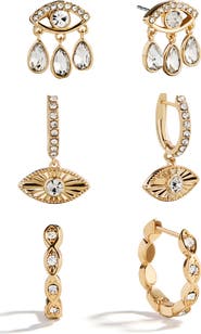 BaubleBar Good Intentions Evil Eye Earrings