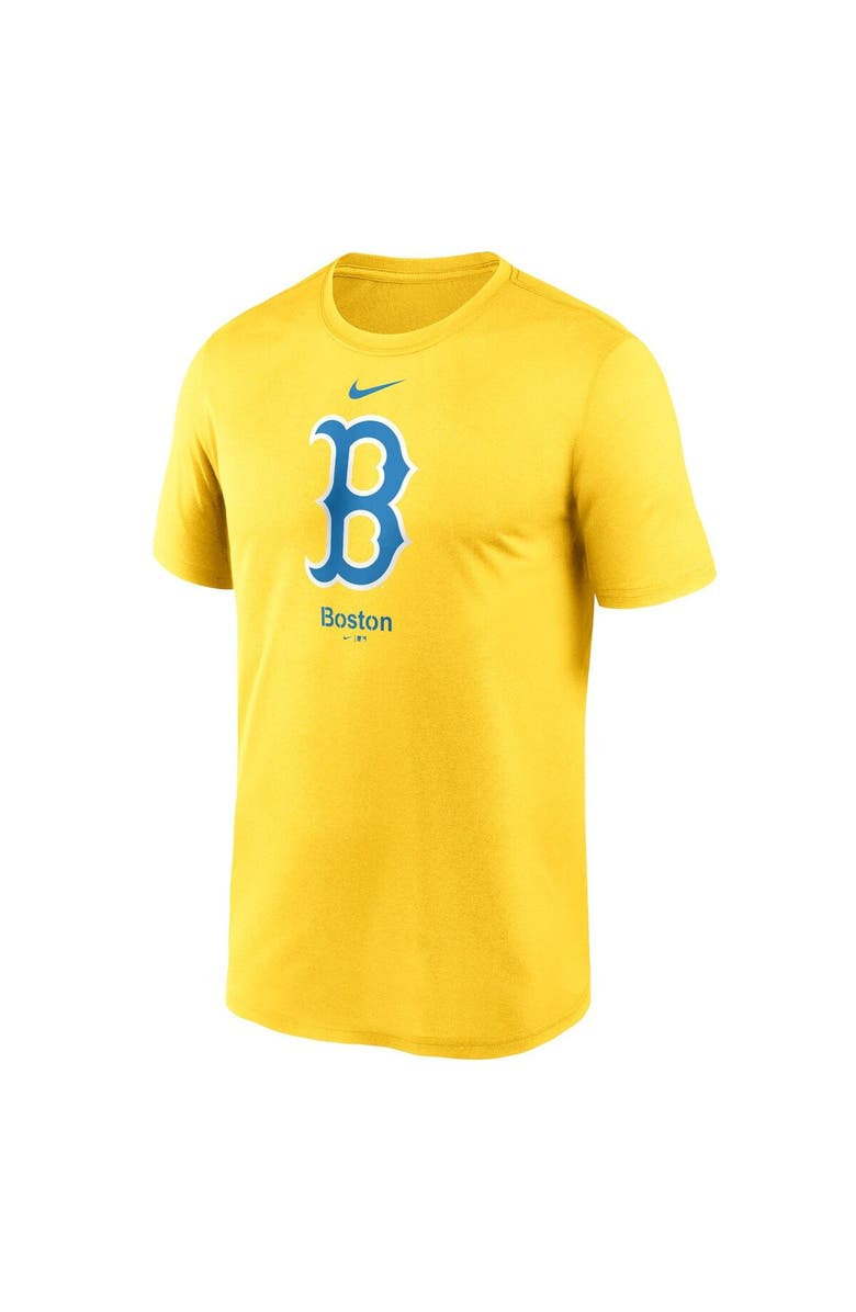 Nike Men's Nike Gold Boston Red Sox City Connect Logo T-Shirt, Alternate, color, Gold
