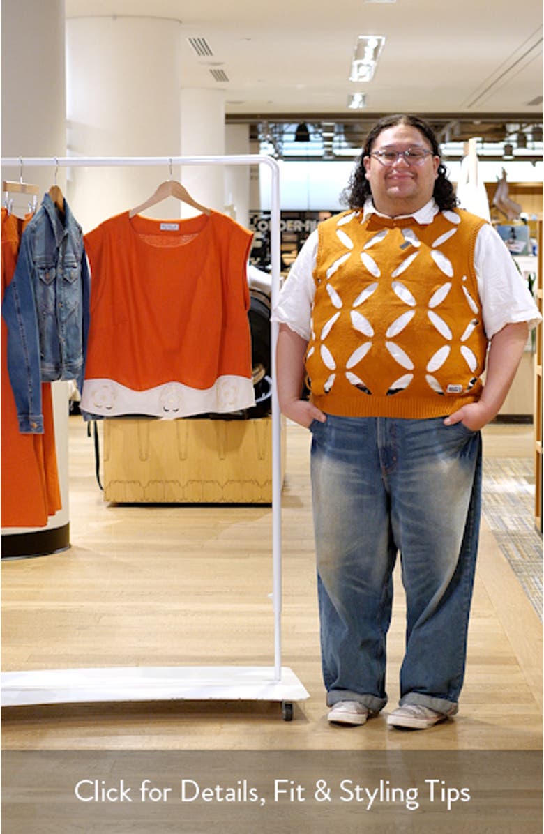 Kaia Colorblock Embroidered Top, sales video thumbnail