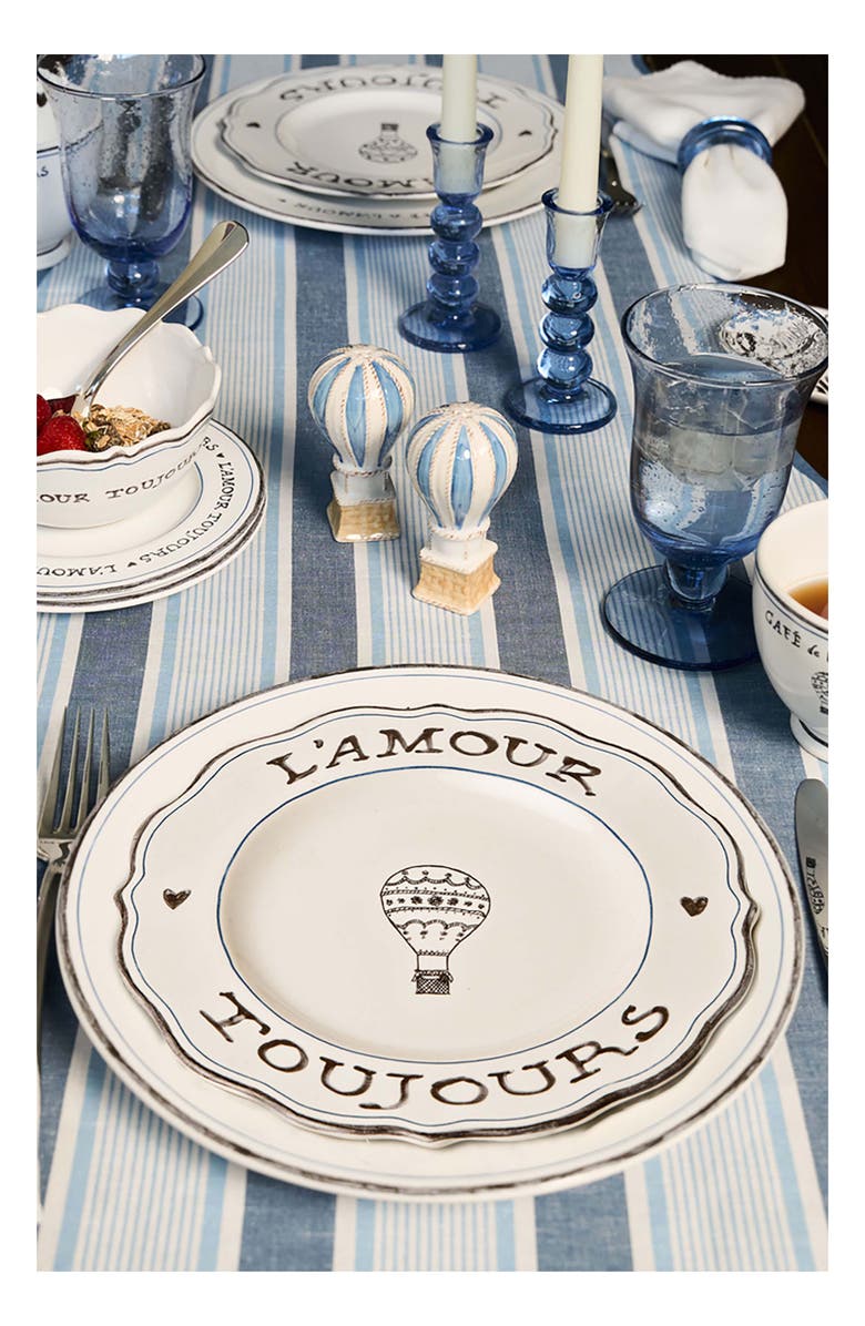 Juliska L'Amour Toujours Hot Air Balloon Salt & Pepper Shakers, Alternate, color, Chambray