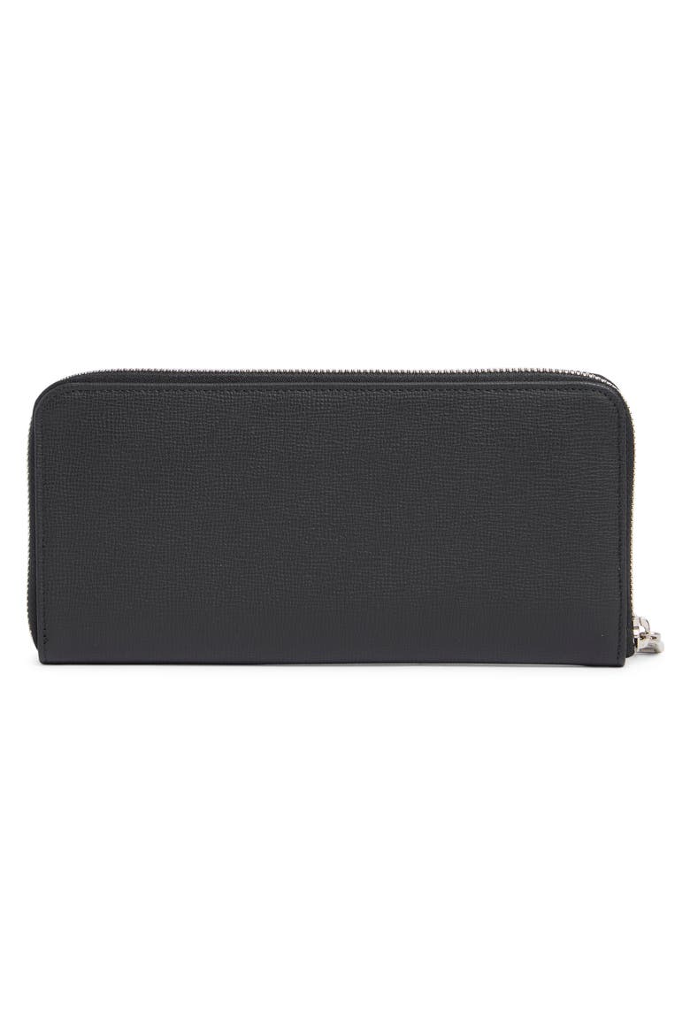 Zip Around Wallet, Alternate, color, BLACK
