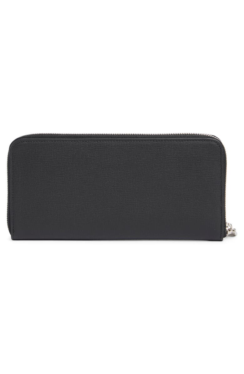 Longchamp Zip Around Wallet, Alternate, color, Black