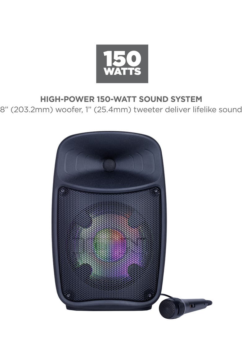 Pro Glow Express Portable Bluetooth Speaker, Alternate, color, Multicolor