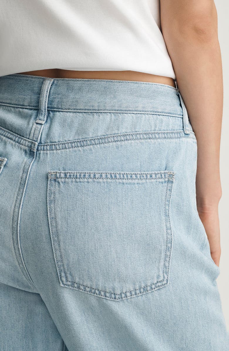 Mavi Jeans Nella Wide Leg Drawstring Jeans, Alternate, color, 