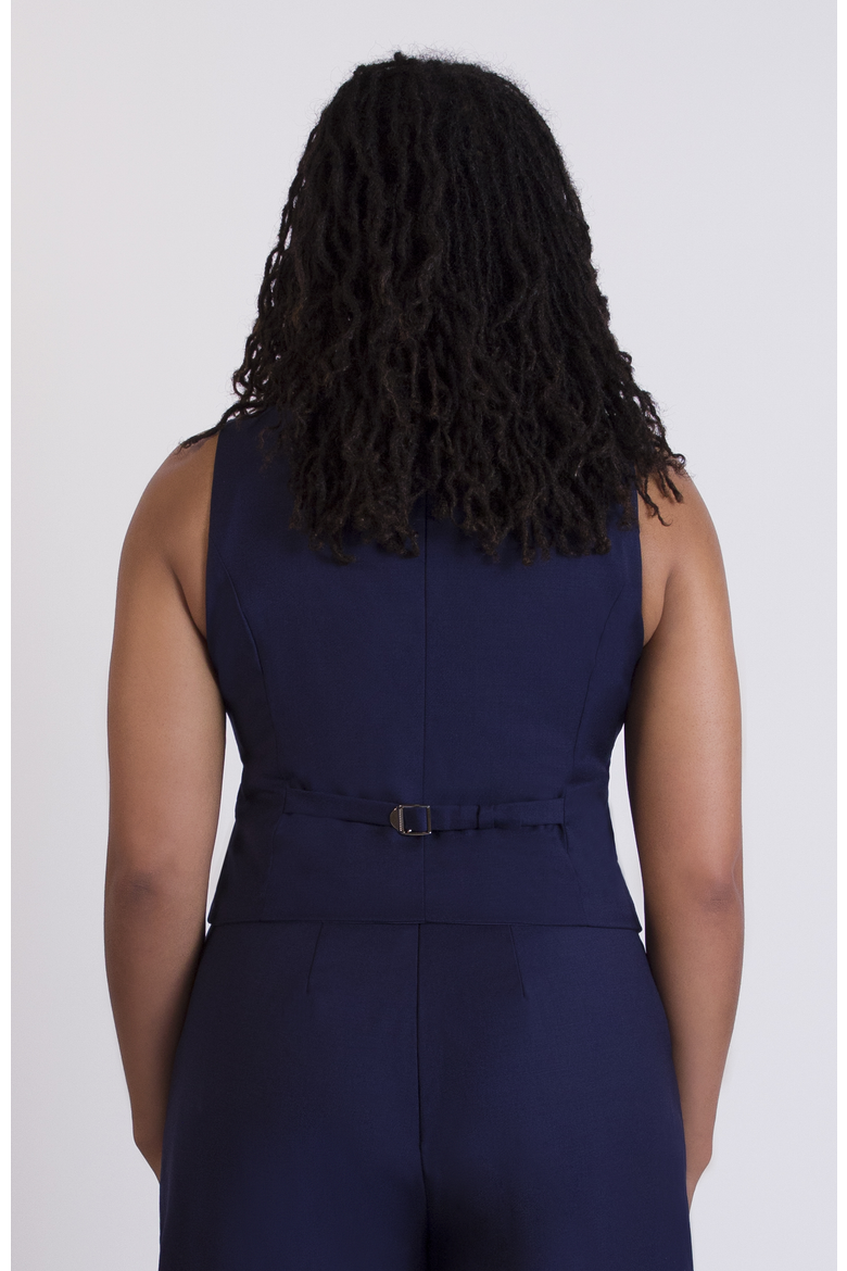 The Wool Vest, Alternate, color, Navy