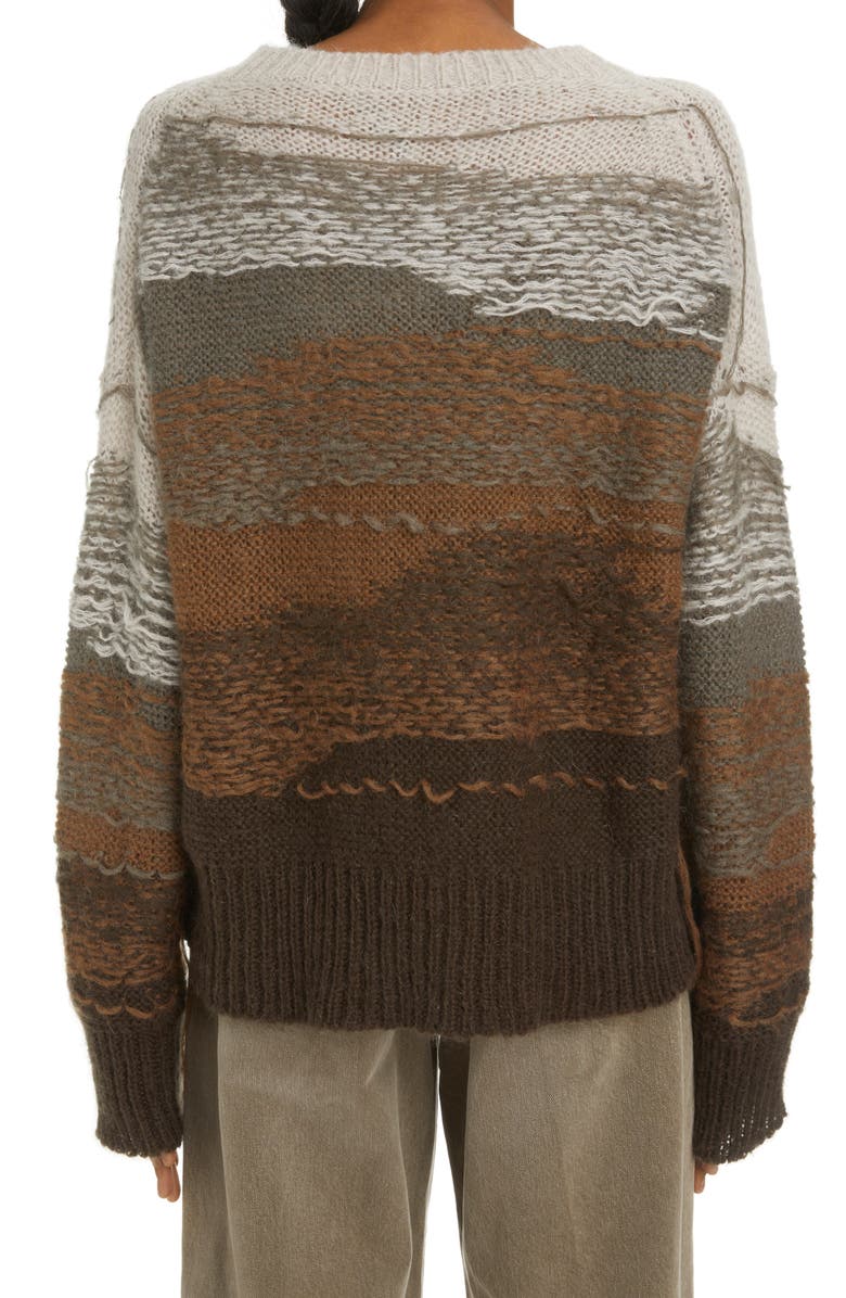 Acne Studios Kestella Ombré Sweater, Alternate, color, 