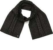 Kate Spade New York Metallic Cable Knit Scarf