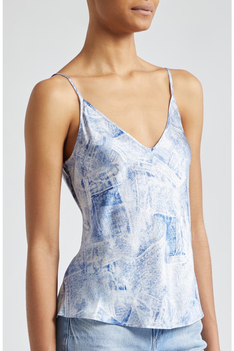 Lexi Print Silk Camisole, Alternate, color, BLUE MULTI DENIM PRINT