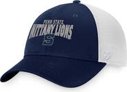 TOP OF THE WORLD Men's Top of the World Navy/White Penn State Nittany Lions Breakout Trucker Snapback Hat