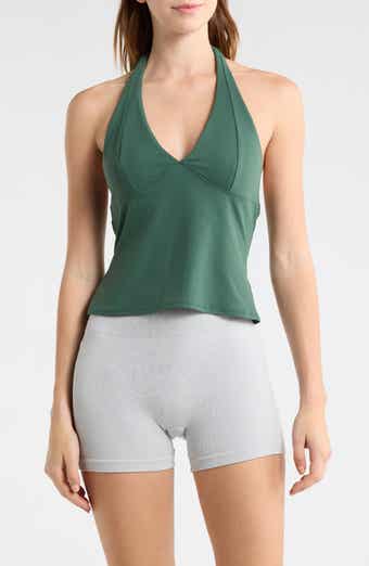 Free People Still Here Ruched Halter Top