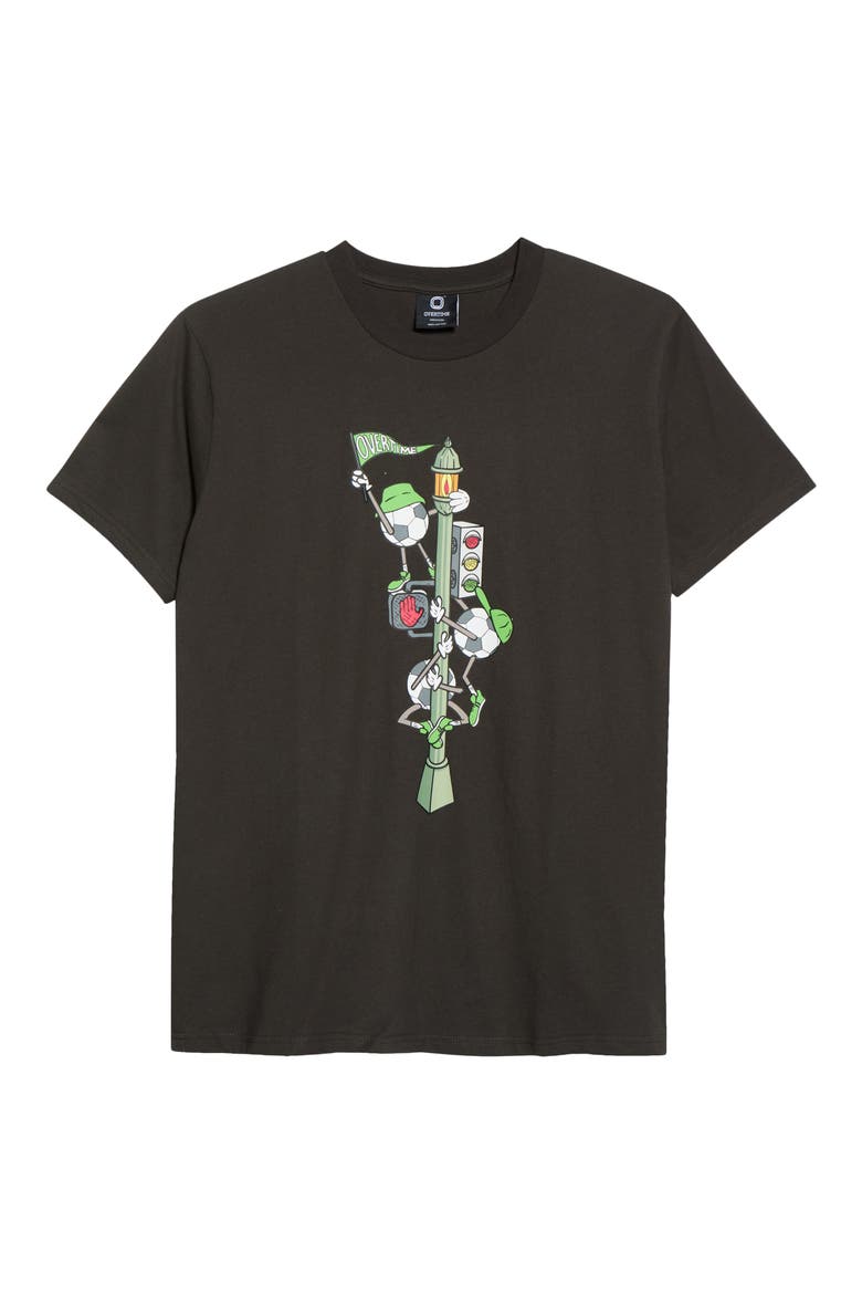 Post Graphic Tee, Main, color, BLACK