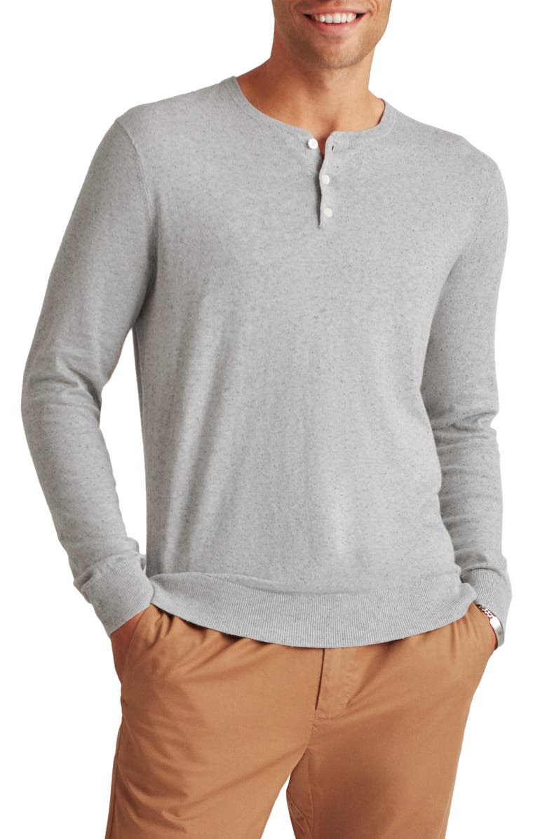 Bonobos Cotton Blend Long Sleeve Henley Sweater, Main, color,