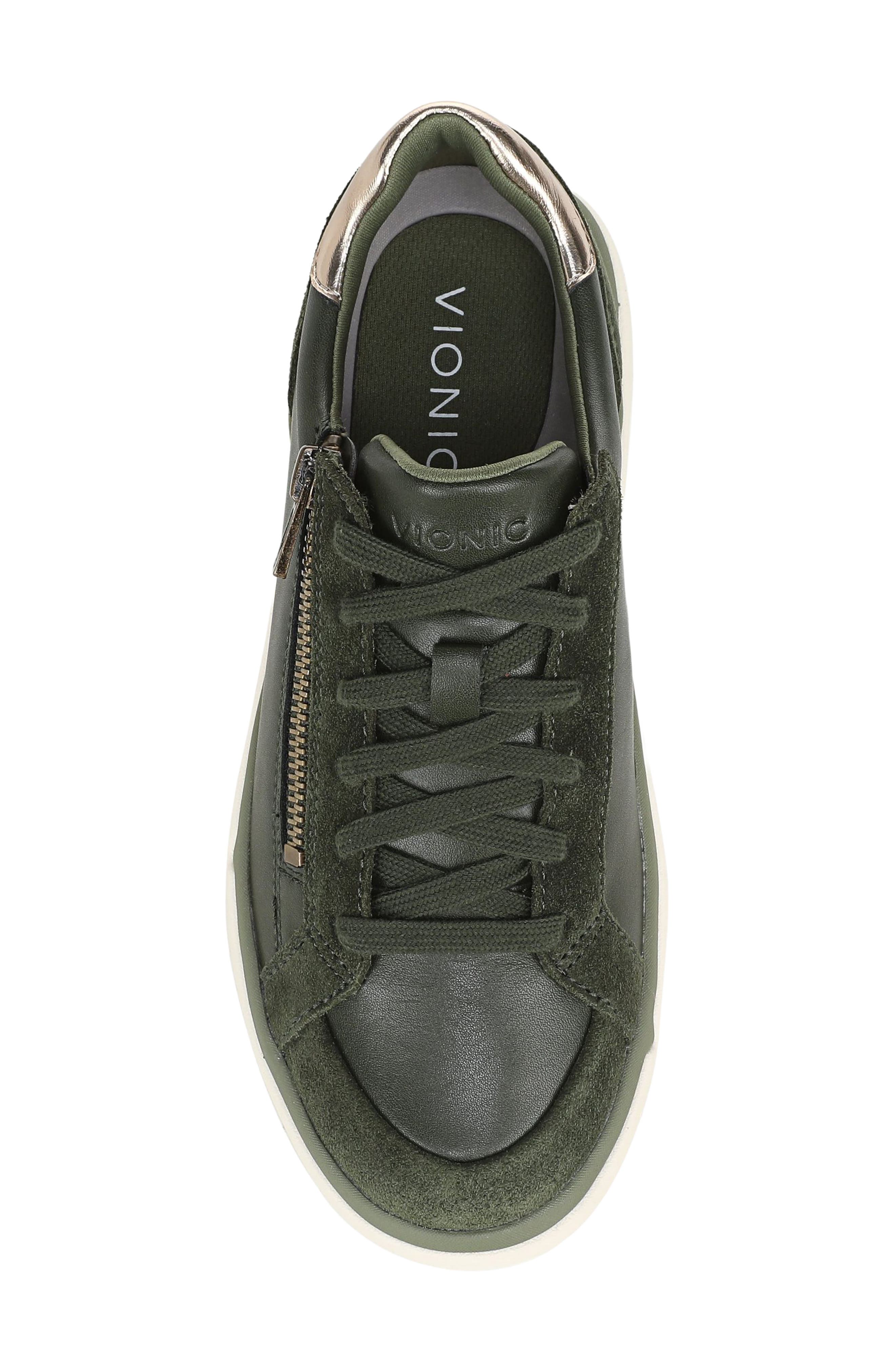 City Walk Axis Sneaker, Alternate, color, OLIVE MOSS LEATHER