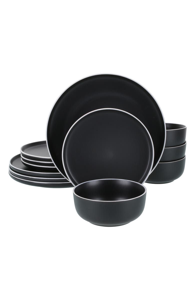 BIA Cordon Bleu 12-Piece Tempo Dinner Set, Main, color, Black