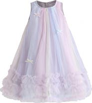 Mimi Tutu Marcella Pastel Bow Ruffle Dress