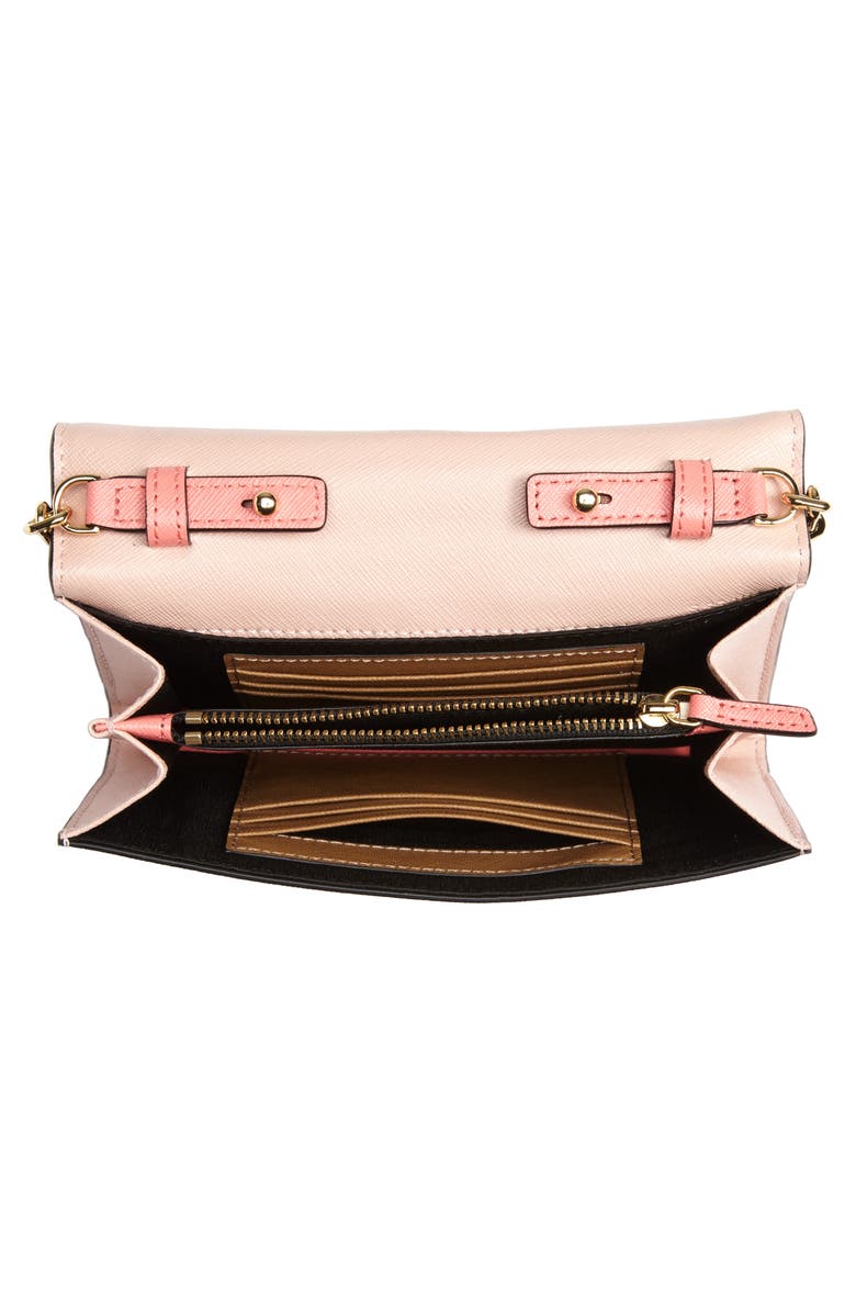 Marc Jacobs Snapshot Leather Wallet on a Chain, Alternate, color, 