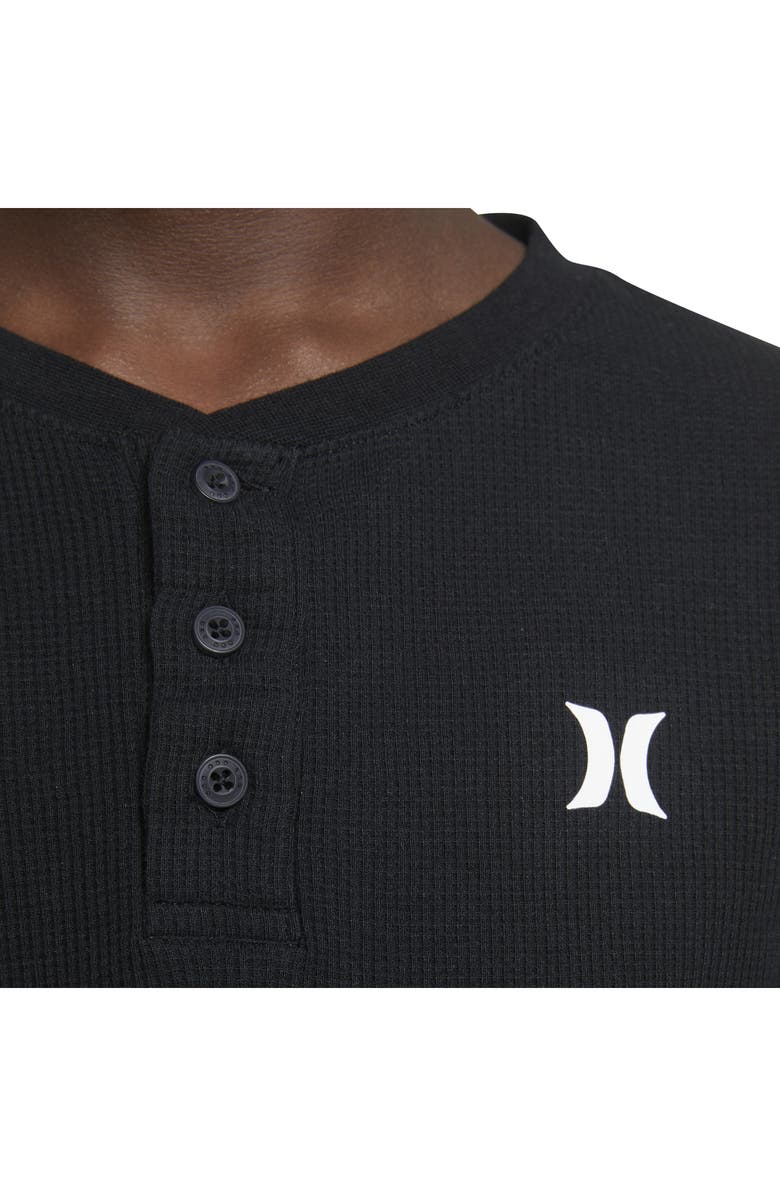 Hurley Kids' Thermal Long Sleeve Henley, Alternate, color, 