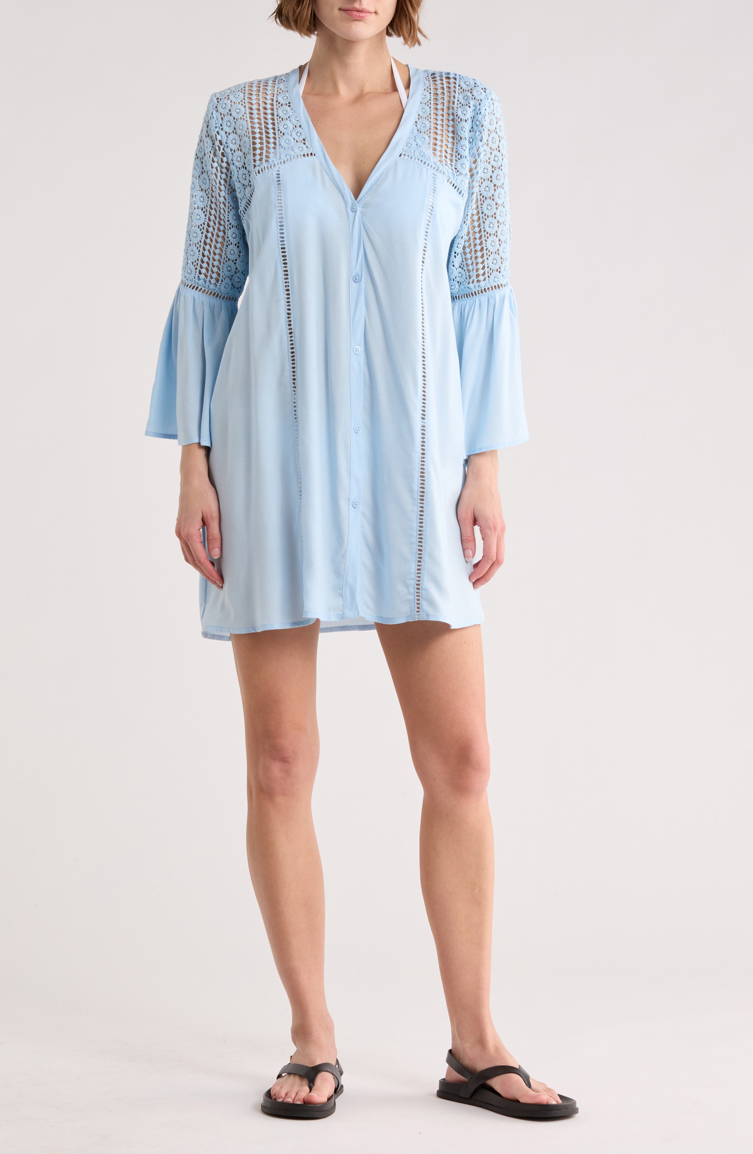 Lace Crochet Tunic Coverup - image 5