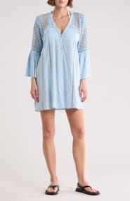 BOHO ME Lace Crochet Tunic Coverup