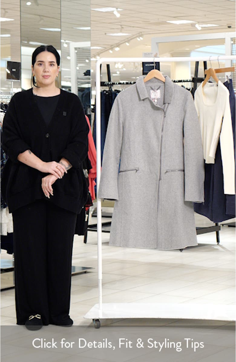 BELLE AND BLOOM Last Chance Wool Blend Coat, sales video thumbnail