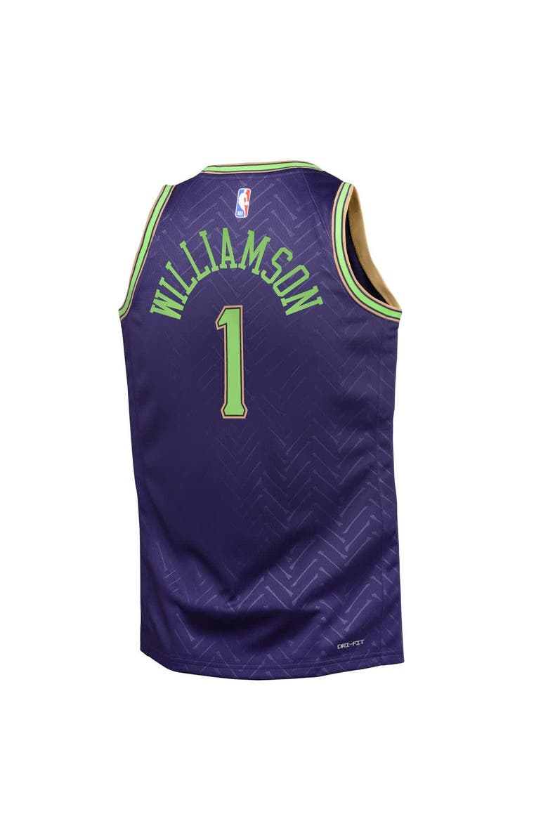 Nike Youth Nike Zion Williamson Purple New Orleans Pelicans 2024/25 Swingman Player Jersey - City Edition, Alternate, color, 