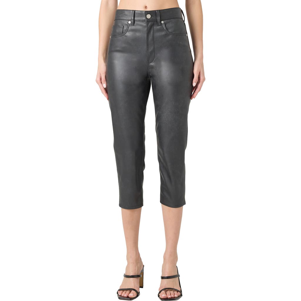 BLANKNYC BLANKNYC FAUX LEATHER CAPRI PANTS