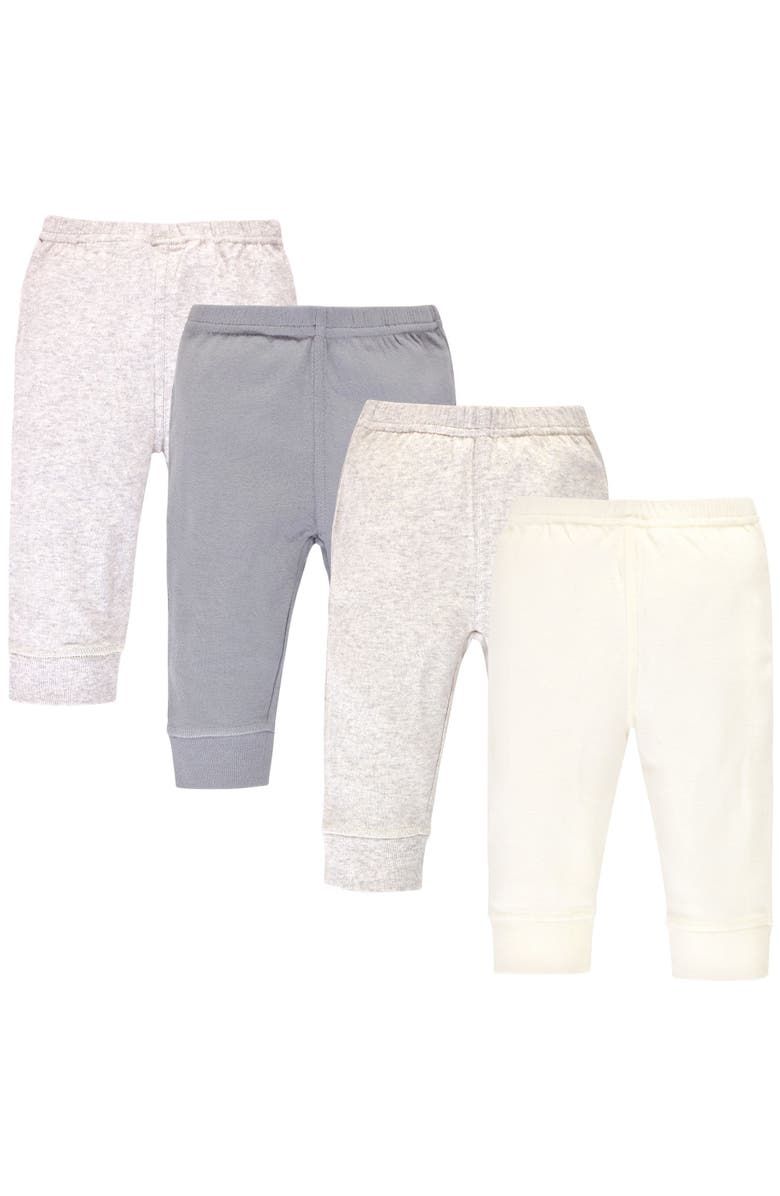 Touched by Nature Organic Cotton Pants, Main, color, Heather Gray Oatmeal