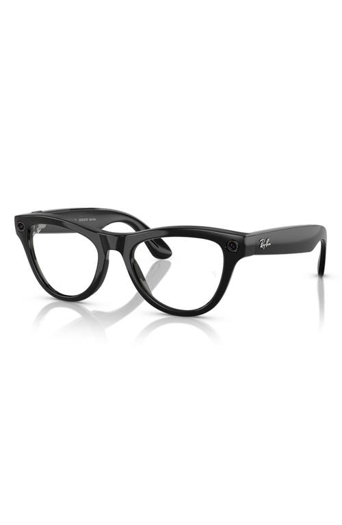 Ray Ban Ray-ban Womens Black Rw4010 Skyler Cat-eye Acetate Eye Glasses In Black