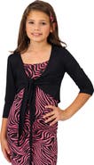 24sevenKid Tie Front Cropped Cardigan Shrug