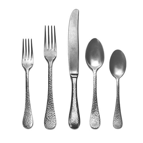 Mepra Epoque Pewter 20-piece Flatware Set In Silver