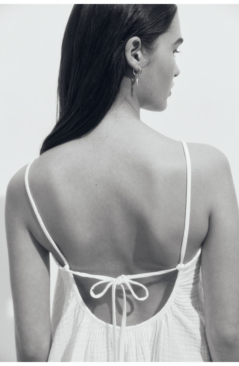 H&M Muslin beach dress, Alternate, color, White