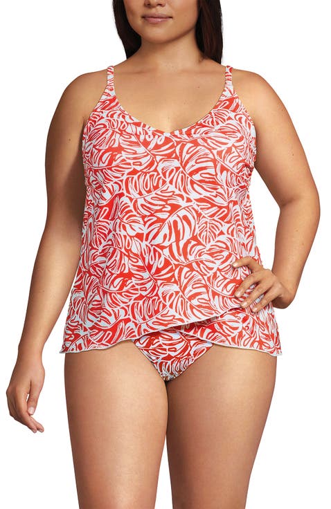 Tulip Hem Tankini Top