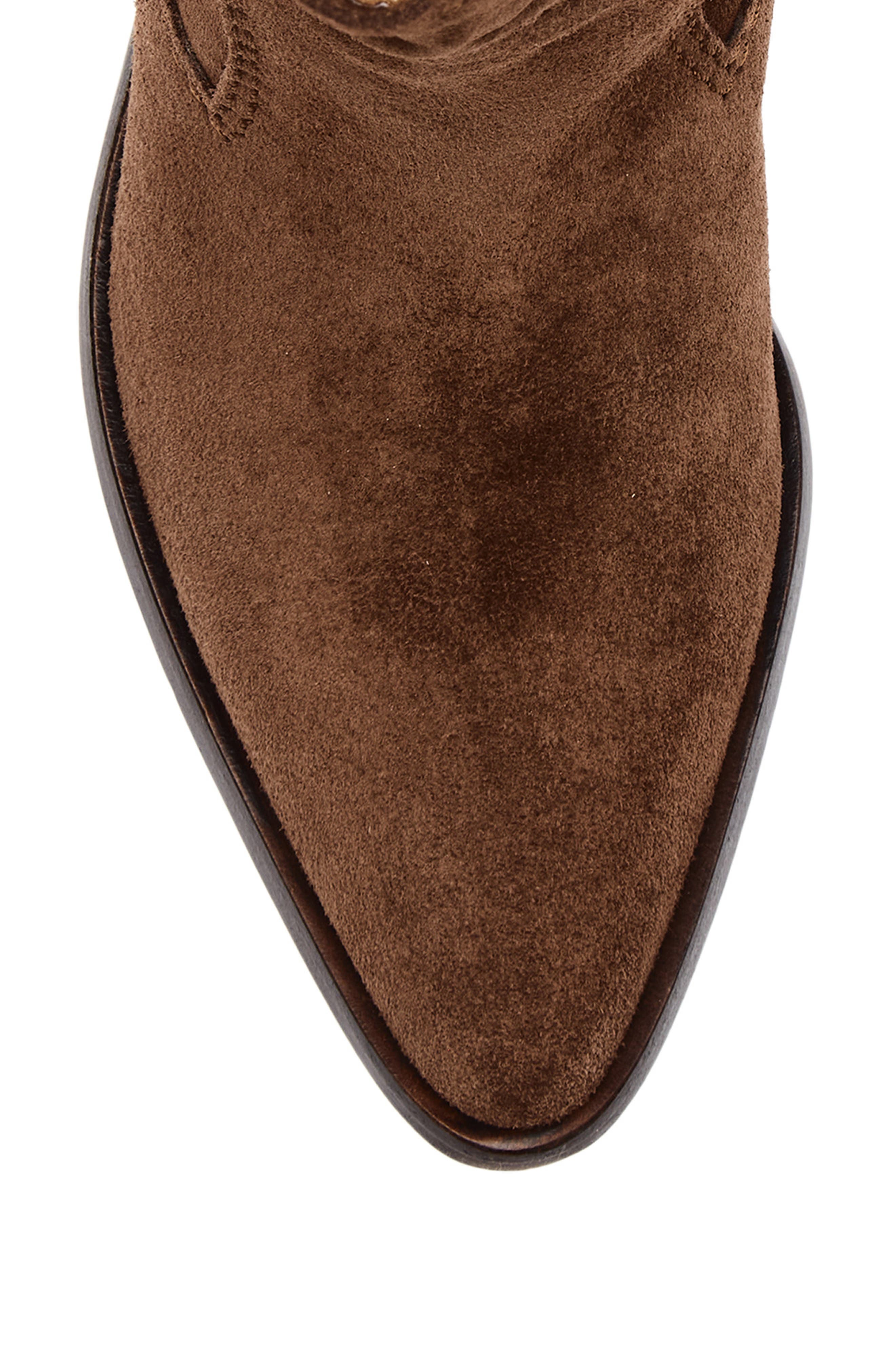 Pedro Garcia Arkansas Western Boot, Alternate, color, Cocoa Velour