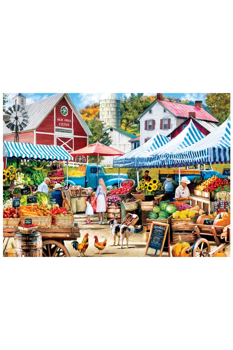 1000 Piece Jigsaw Puzzle - Old Mill Farm Stand - 19.25"x26.75", Alternate, color, Multicolor