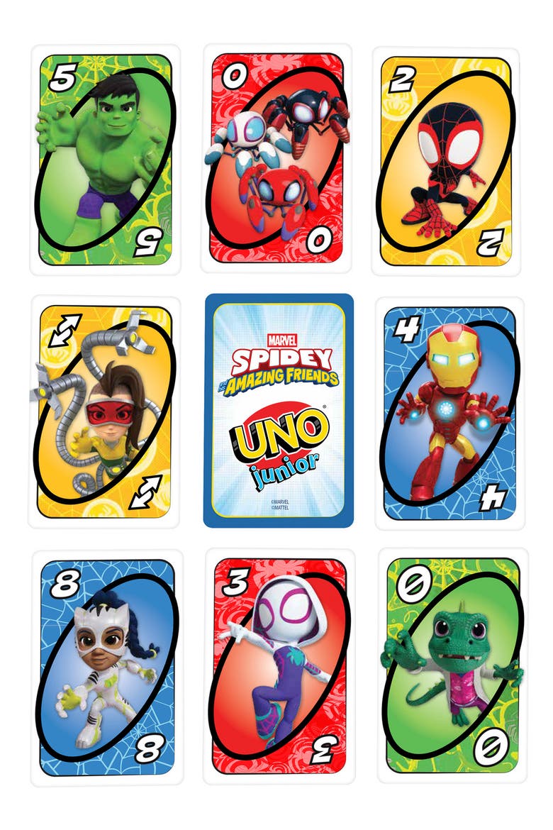 Kids' Spidey and His Amazing Friends UNO Junior Game, Alternate, color, NONE