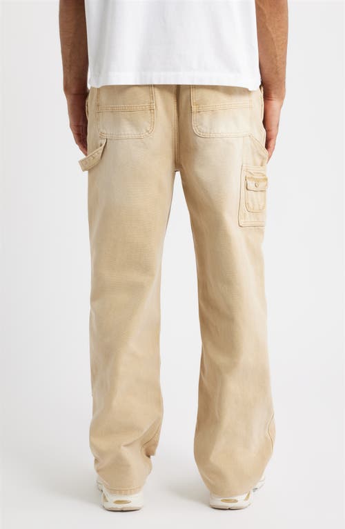 Elwood Industry Cotton Canvas Carpenter Pants In Gray