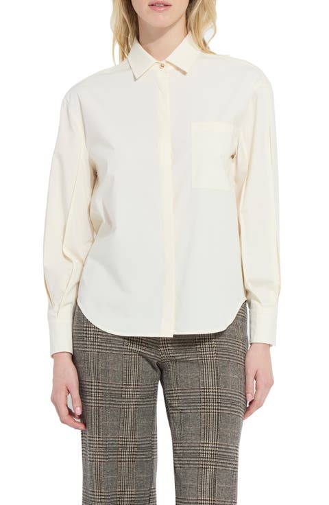 Etta Pleated Balloon Sleeve Shirt