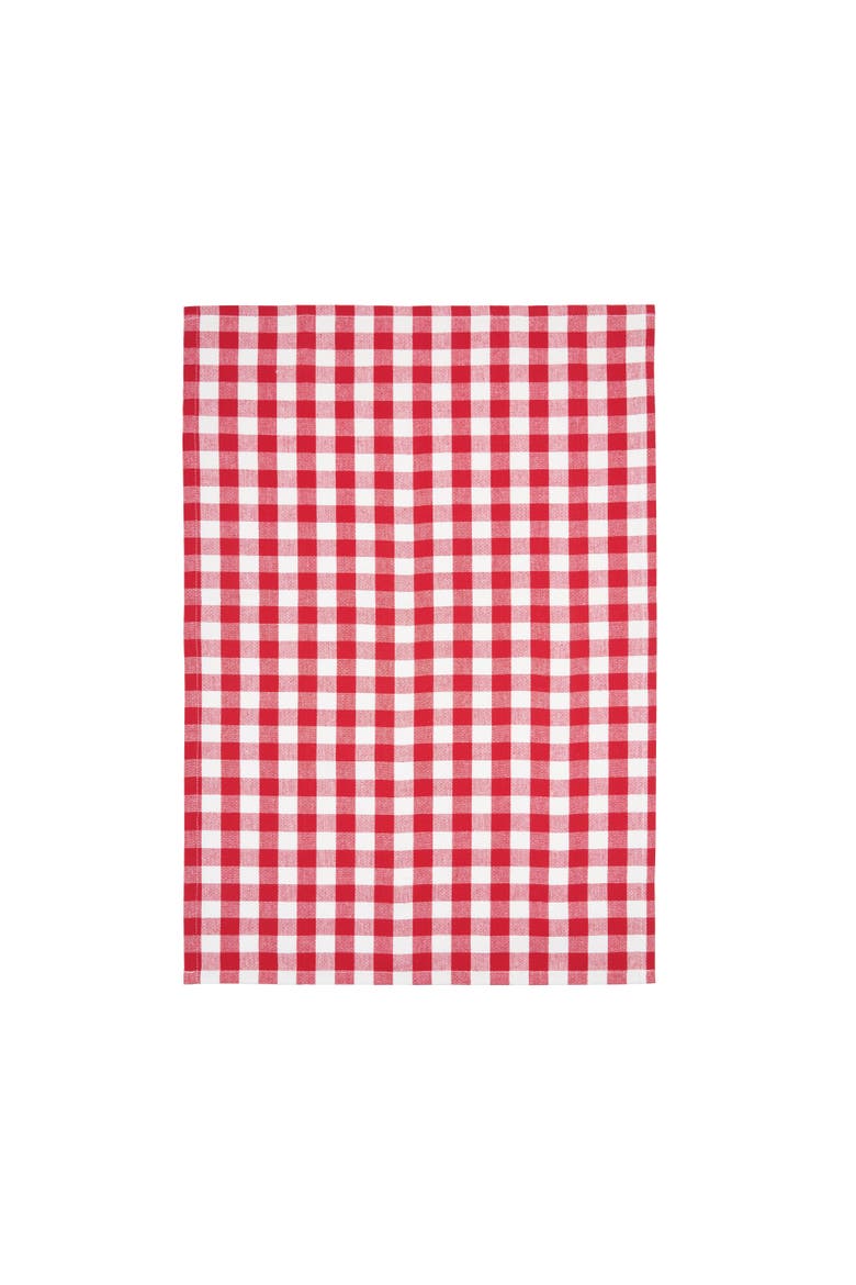 Ashford Red Cotton Kitchen Towel, Alternate, color, Red