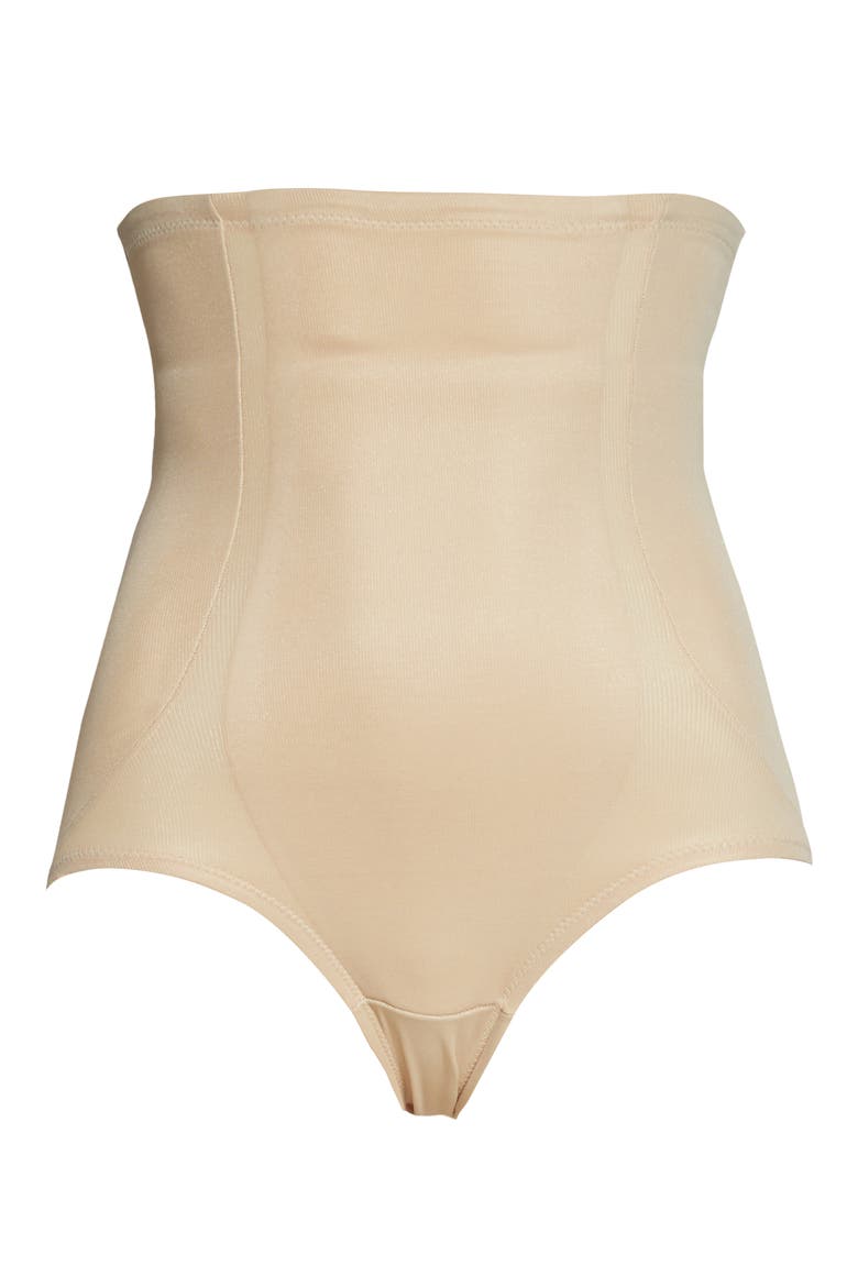 Shape Away High Waist Briefs, Alternate, color, WARM BEIGE