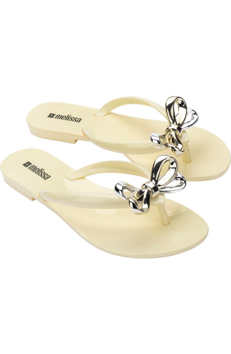 Melissa Harmonic Eclipse Flip Flop, Main, color, Beige