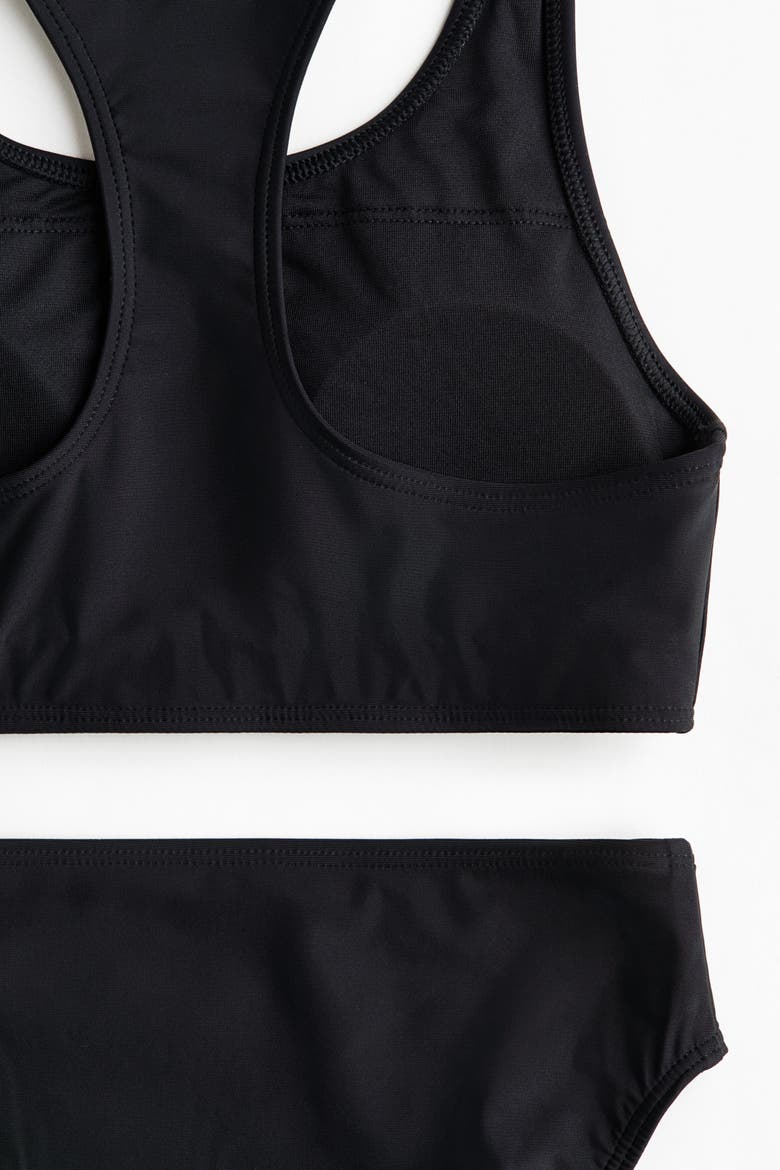 Two-Piece Sports Swimsuit With Lycra® Xtra Life, Alternate, color, Black