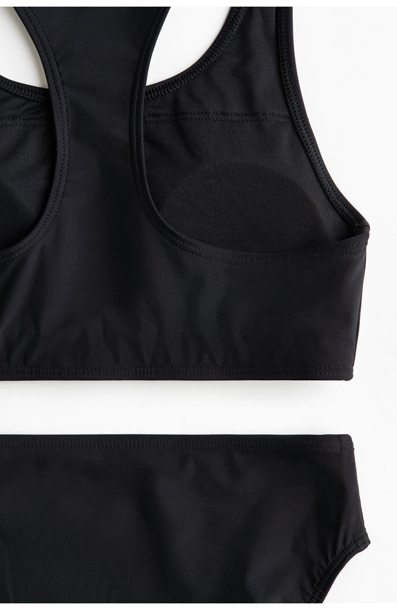 H&M Sports Bikini Set With Lycra<sup>®</sup> Xtra Life, Alternate, color, Black